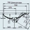 Монтажный материал для рессоры 750 кг