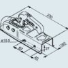 Замковое устройство AK 7 V PLUS – 60 под квадратное дышло, исполнение E