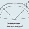 Крыло BASIC для одноосных прицепов в сборе с брызговиком